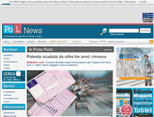 Tablet Screenshot of polnews.it